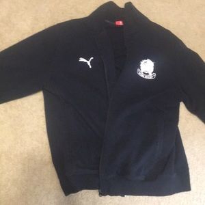 Puma New Zealand Rugby zip up sweater shirt